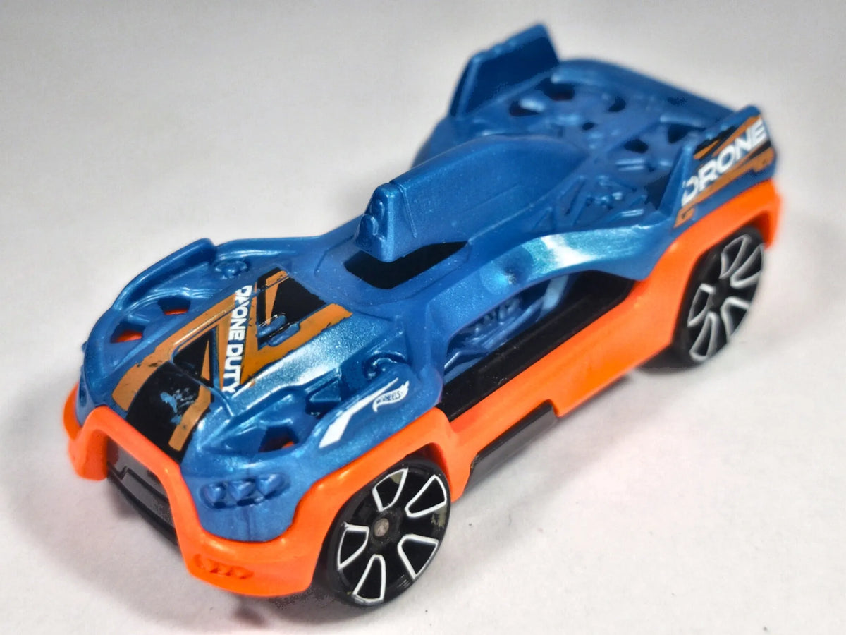 DRONE DUTY, Hot Wheels 2022, Die cast HCT43, Niebieski, 1:64, Resoraki – zdjęcie 2