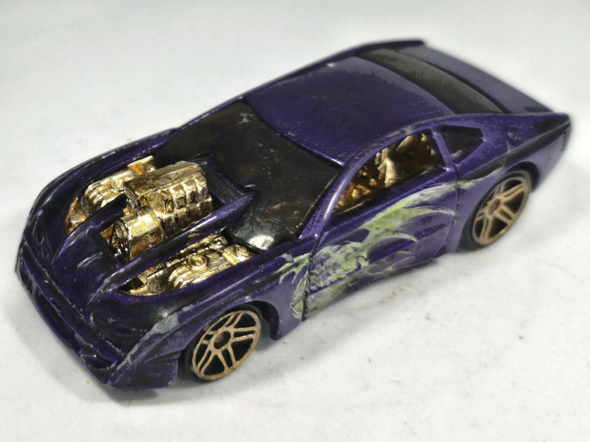 Overbored 454 Hot Wheels 2001 1:64 Luzak Fioletowy – zdjęcie 2