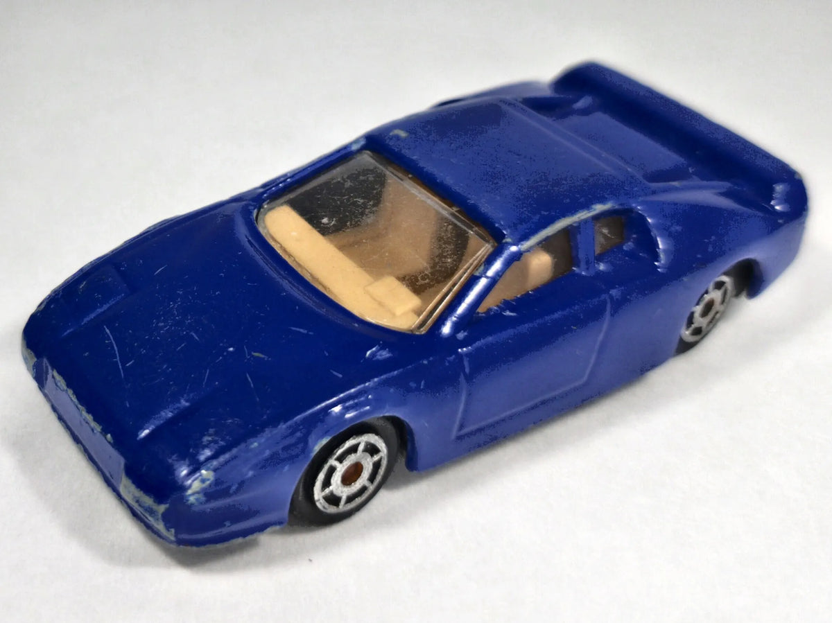 FERRARI TESTAROSSA (GT RACING) Majorette '90 Niebieski 1:60 2xMetal – zdjęcie 2