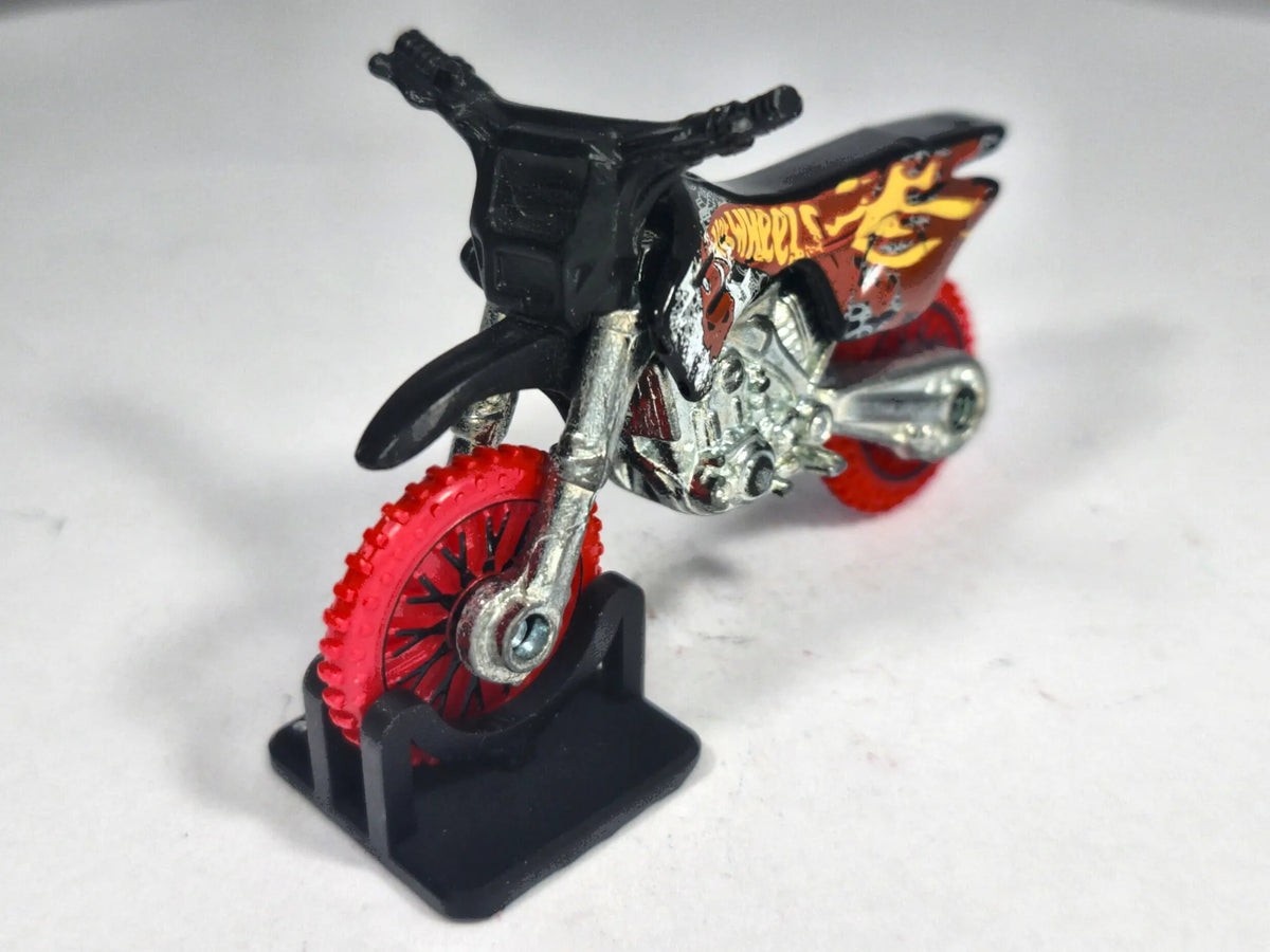 MOTOCYKL HW450F, Hot Wheels 2013, Die cast, Czarny, 1:64, Resoraki – zdjęcie 2