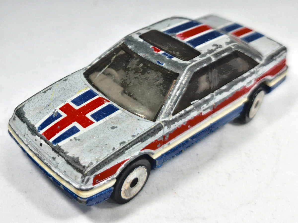 Rover Sterling Matchbox 1987 Lasers 1:60 Luzak Srebrny – zdjęcie 2