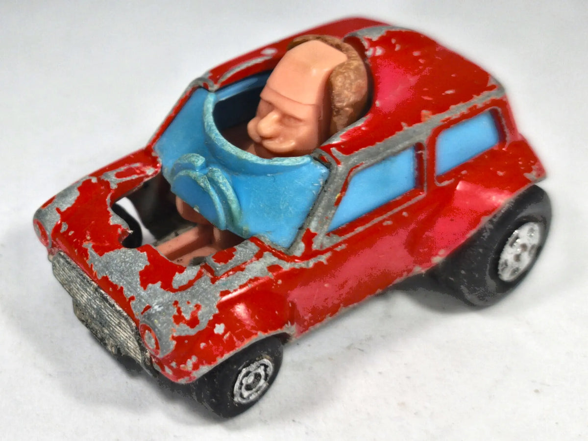Mini-Ha-Ha Matchbox 1975 Juniors 1:79 Made in Gt Britain Luzak Czerwony – zdjęcie 2