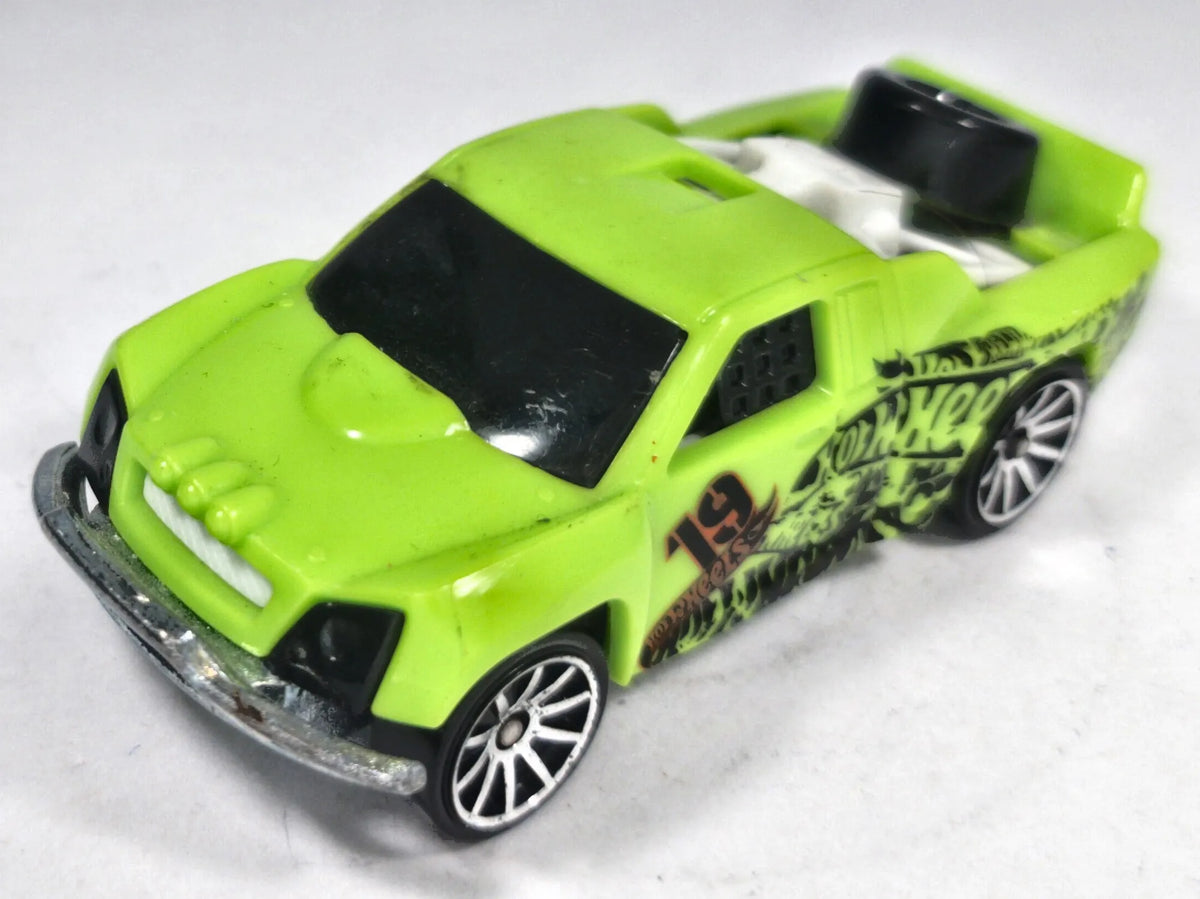 Mega-Duty Hot Wheels 1:64 Pickup Luzak Zielony – zdjęcie 2