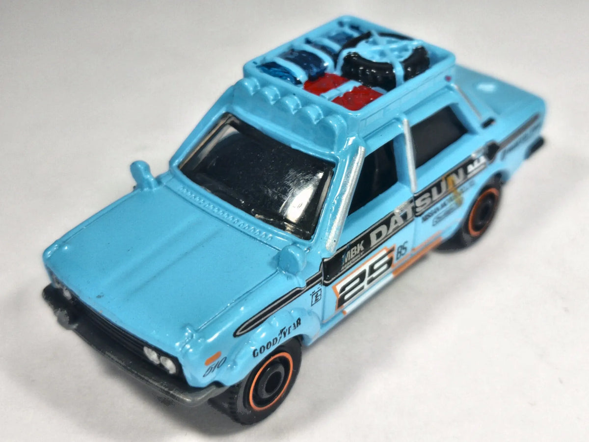 '70 DATSUN 510 RALLY, Matchbox 2016, Die cast MB1023 / DVK26, Błękitny 1:58 – zdjęcie 2