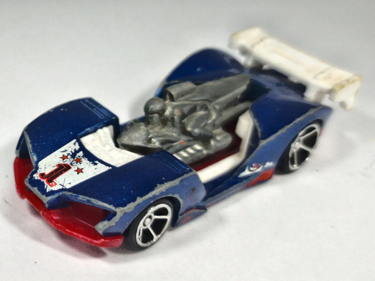 Improvado Hot Wheels 2004 1:64 4 Luzak Niebieski – zdjęcie 2