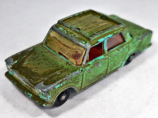 FIAT 1500 Matchbox Series Matchbox '60 Zielony 1:64 Made in England – zdjęcie 2