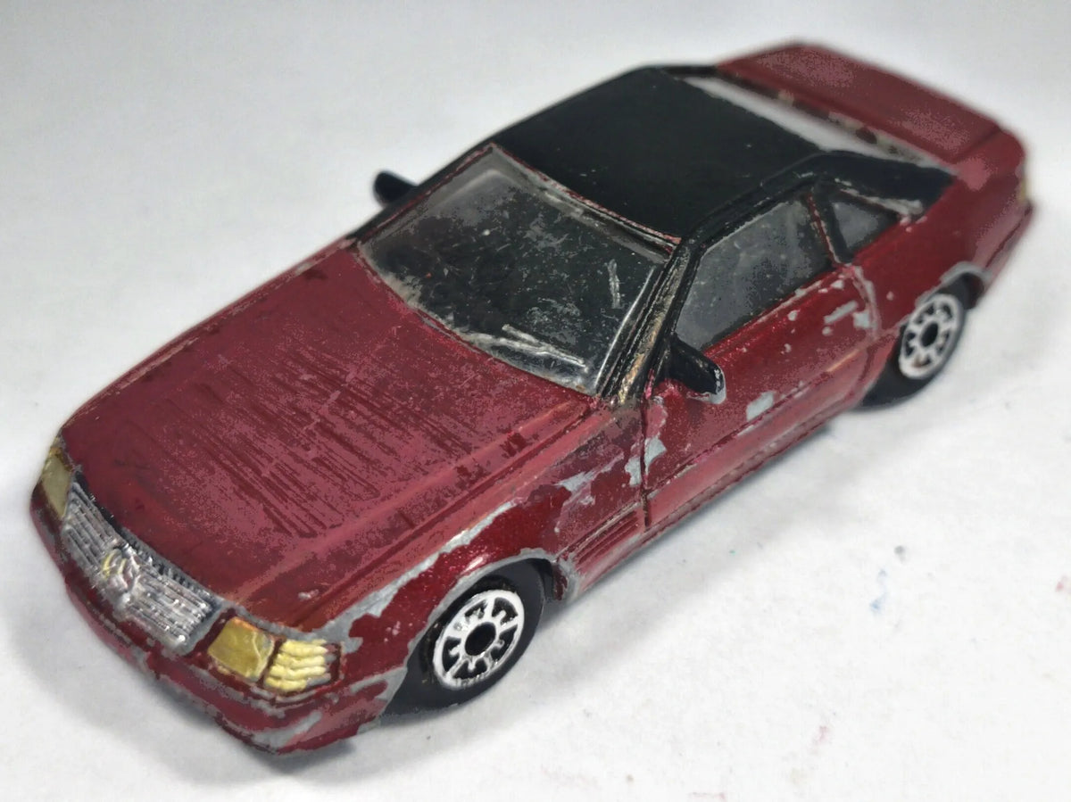 MERCEDES-BENZ 500 SL, Vintage Old Maisto, Die cast, Czerwony 1:60, Resoraki – zdjęcie 2