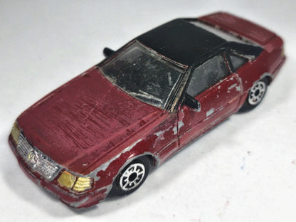 MERCEDES-BENZ 500 SL, Vintage Old Maisto, Die cast, Czerwony 1:60, Resoraki – zdjęcie 2