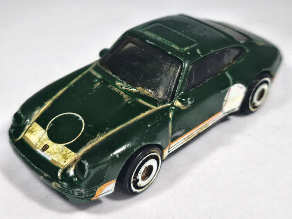 1996 PORSCHE CARRERA, Hot Wheels 2018, 1186 MJ, Zielony, 1:64, Resoraki – zdjęcie 2