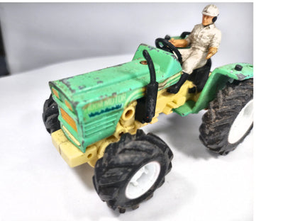 Ciągnik Rolniczy Traktor Majorette 1:43 Ciągnik Rolniczy Figurka Kierowcy – zdjęcie 2