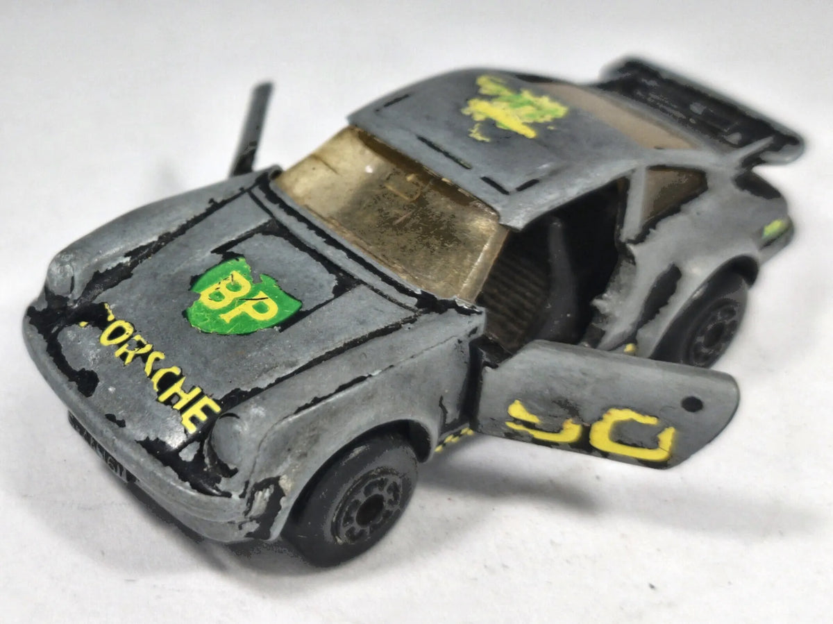 Porsche 911 Turbo Matchbox 1978 Superfast 1:58 BP Luzak Szary Sportowy – zdjęcie 2