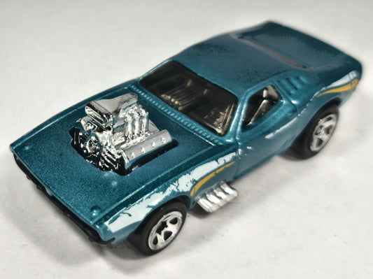 Rodger Dodger Hot Wheels 1:64 Luzak Turkusowy Muscle Car – zdjęcie 2