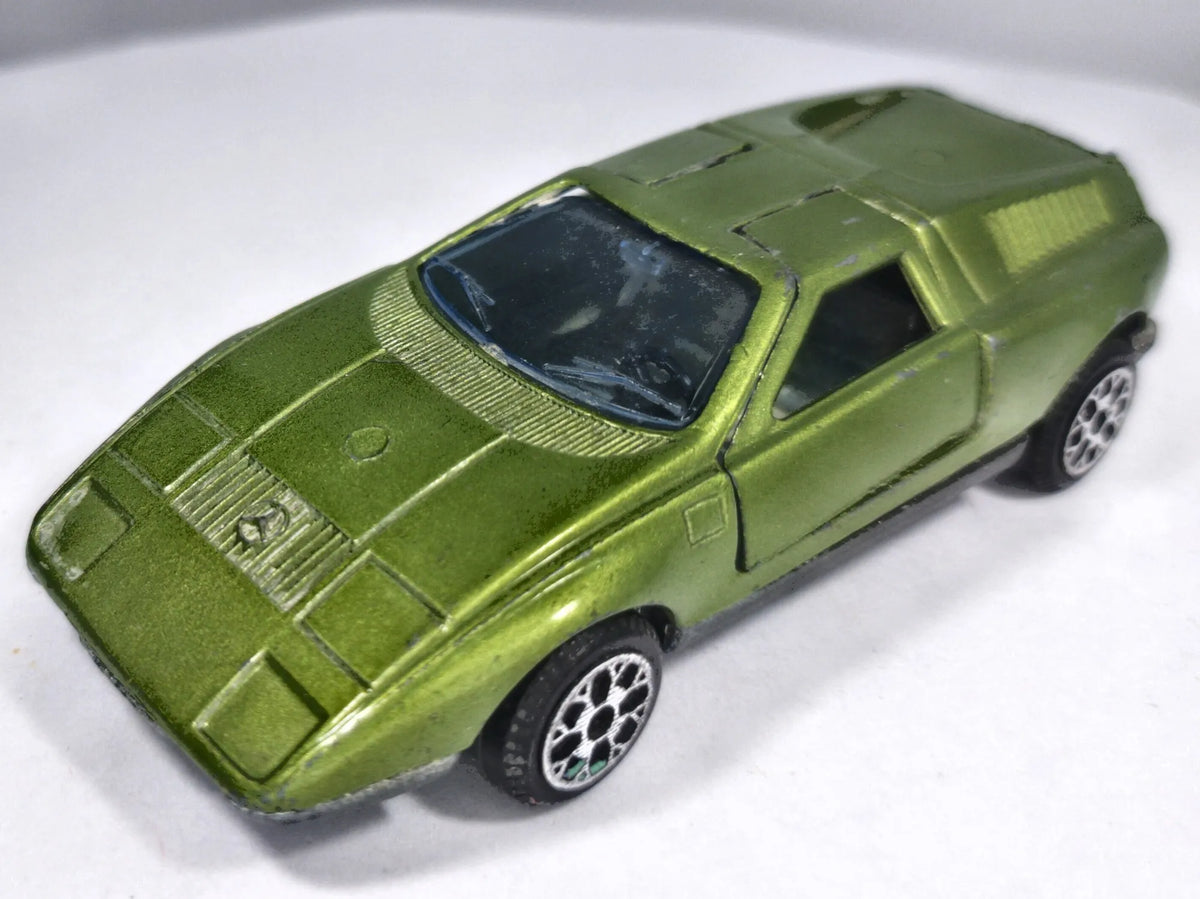 Mercedes C111 Politoys '70 Zielony 1:43 Made in Italy 2xMetal – zdjęcie 2
