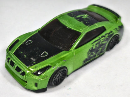 Nissan Gt-R R35 Zielony 1:64 – zdjęcie 2