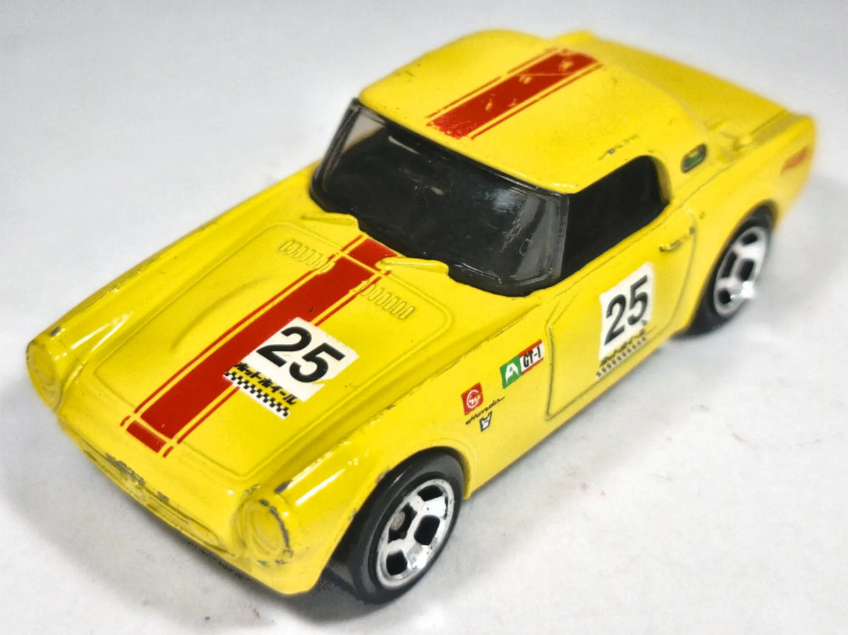 HONDA S800 RACING, Hot Wheels 2024, Die cast HRY58, Żółty, 1:64, Resoraki – zdjęcie 2