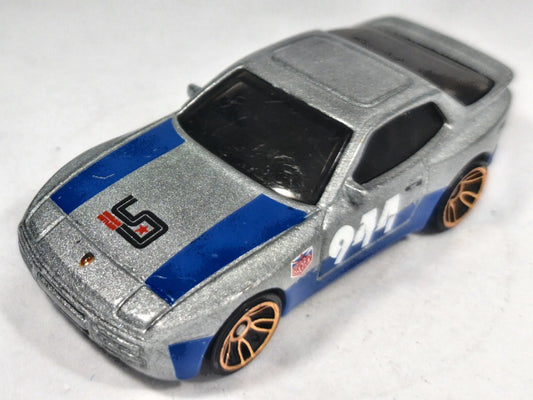 Porsche 944 Turbo Hot Wheels 2019 HW Speed Graphics 1:64 Luzak Srebrny – zdjęcie 2