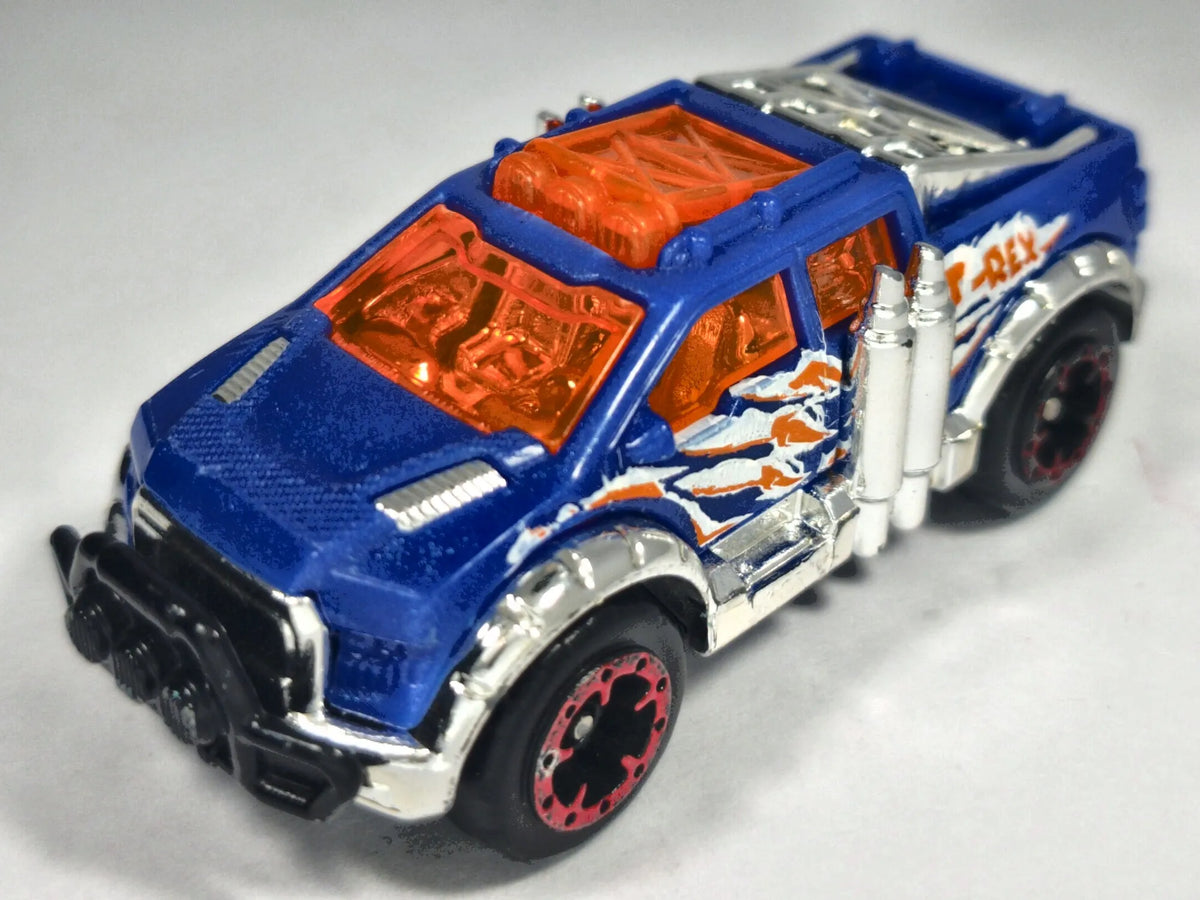 T-REX PICKUP, ZURU Metal Machines, Die cast, Niebieski, 1:64, Resoraki – zdjęcie 2