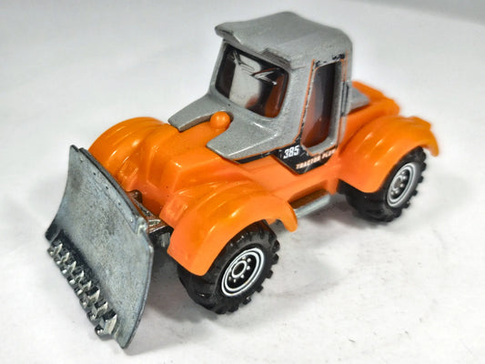 Tractor Plow Matchbox 1:64 Buldożer 365 Luzak Pomarańczowy Plowverizer – zdjęcie 2