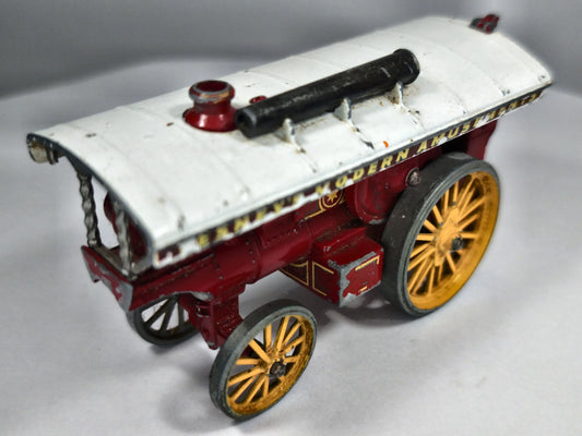 1905 Fowler Showman’S Engine Matchbox 1958 Czerwony 1:55 Made in England – zdjęcie 2