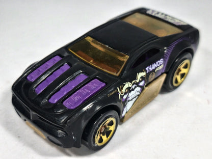 HORSEPLAY THANOS MARVL, Hot Wheels 2004, Die cast L28 Czarny 1:64, Resoraki – zdjęcie 2