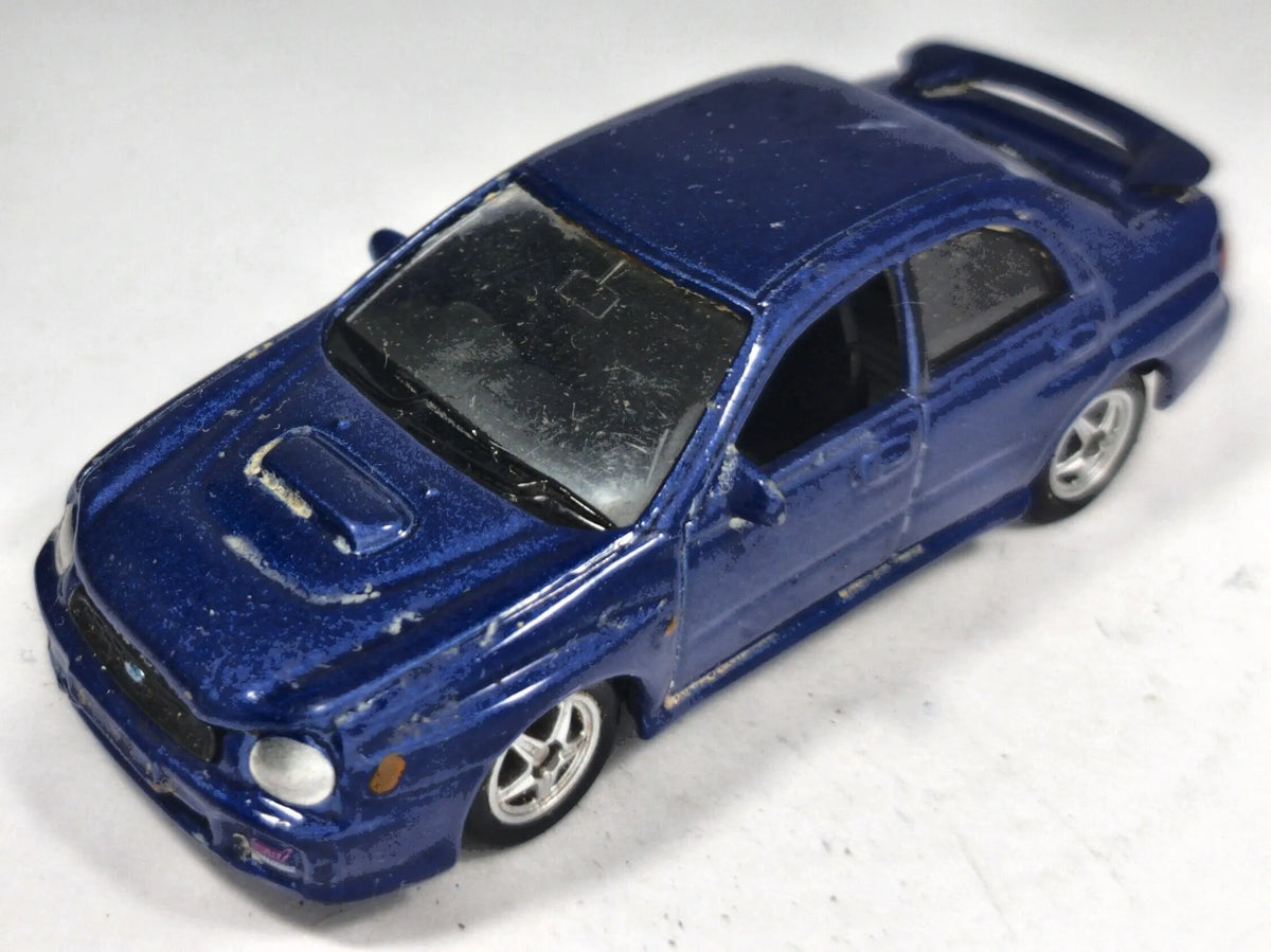 Subaru Impreza WRX STI Welly 2002 1:58 Luzak Niebieski – zdjęcie 2