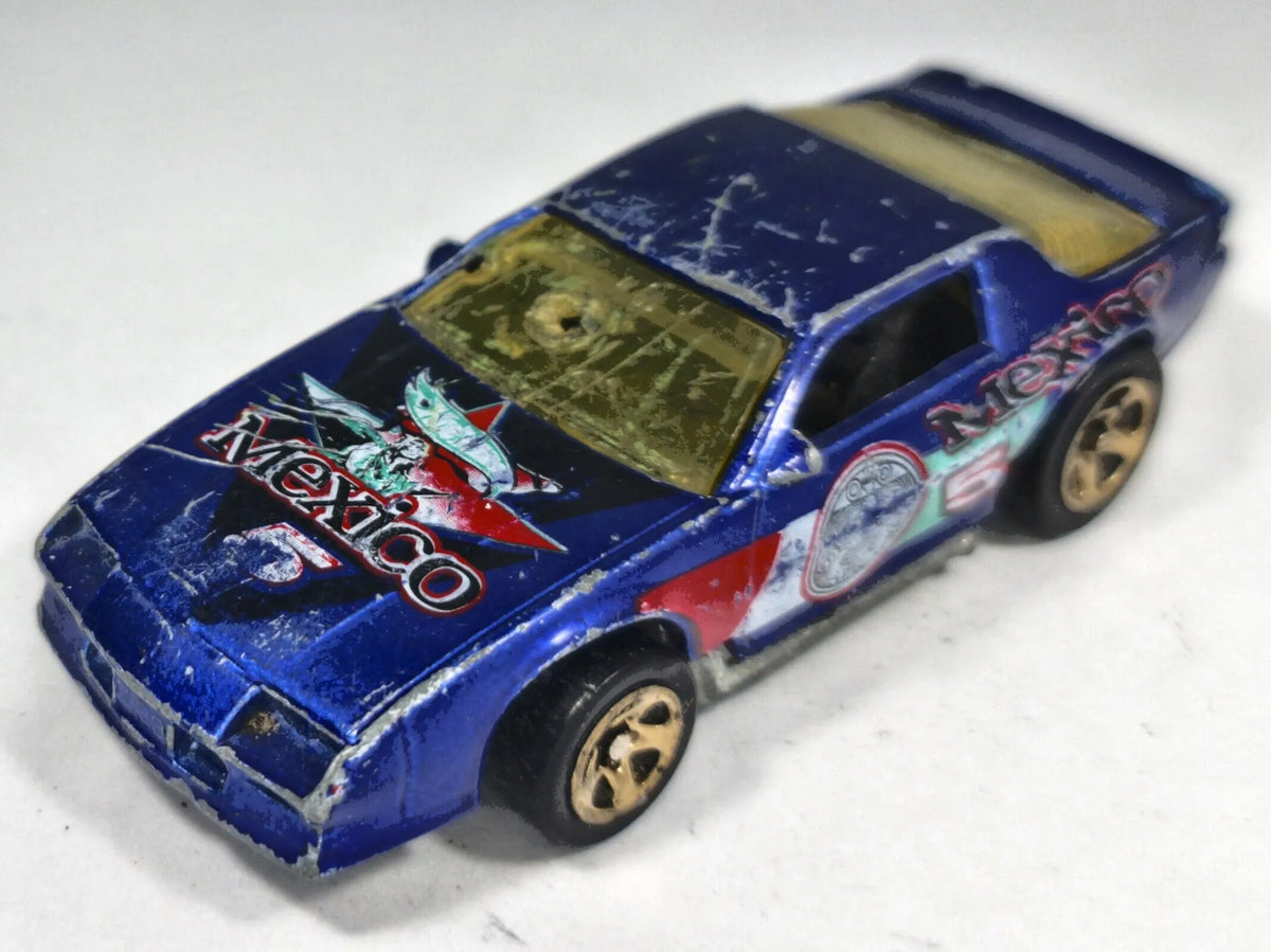 Chevrolet Camaro Hot Wheels 1983 The Hot Ones 1:64 Mexico Luzak 2xMetal – zdjęcie 2