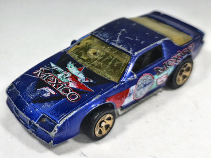 Chevrolet Camaro Hot Wheels 1983 The Hot Ones 1:64 Mexico Luzak 2xMetal – zdjęcie 2