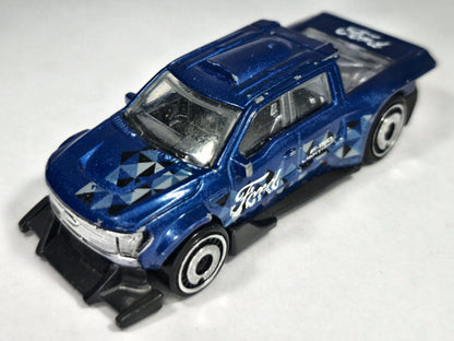 FORD F-150 LIGHTNING CUSTOM MODEL Hot Wheels 2023 Niebieski 1:58 – zdjęcie 2