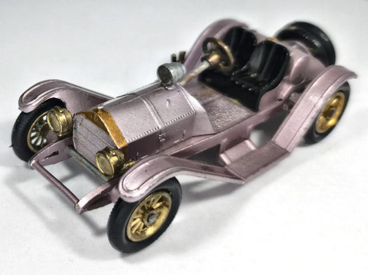 1913 MERCER RACEABOUT Matchbox '70 Różowy 1:43 Made in England – zdjęcie 2