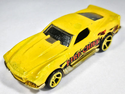 BLVD BRUISER FIRE CHIEF CUSTOM MODEL Hot Wheels 2010 Żółty 1:64 – zdjęcie 2