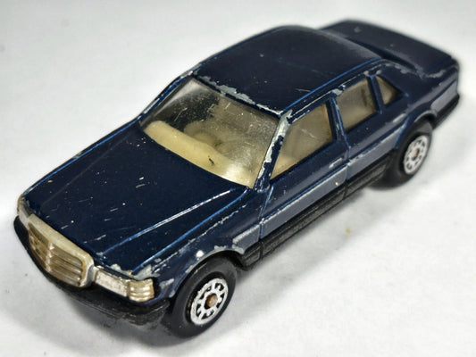 Mercedes-Benz 260 SEL MC Toy '80 Granatowy 1:65 Made in Macau – zdjęcie 2