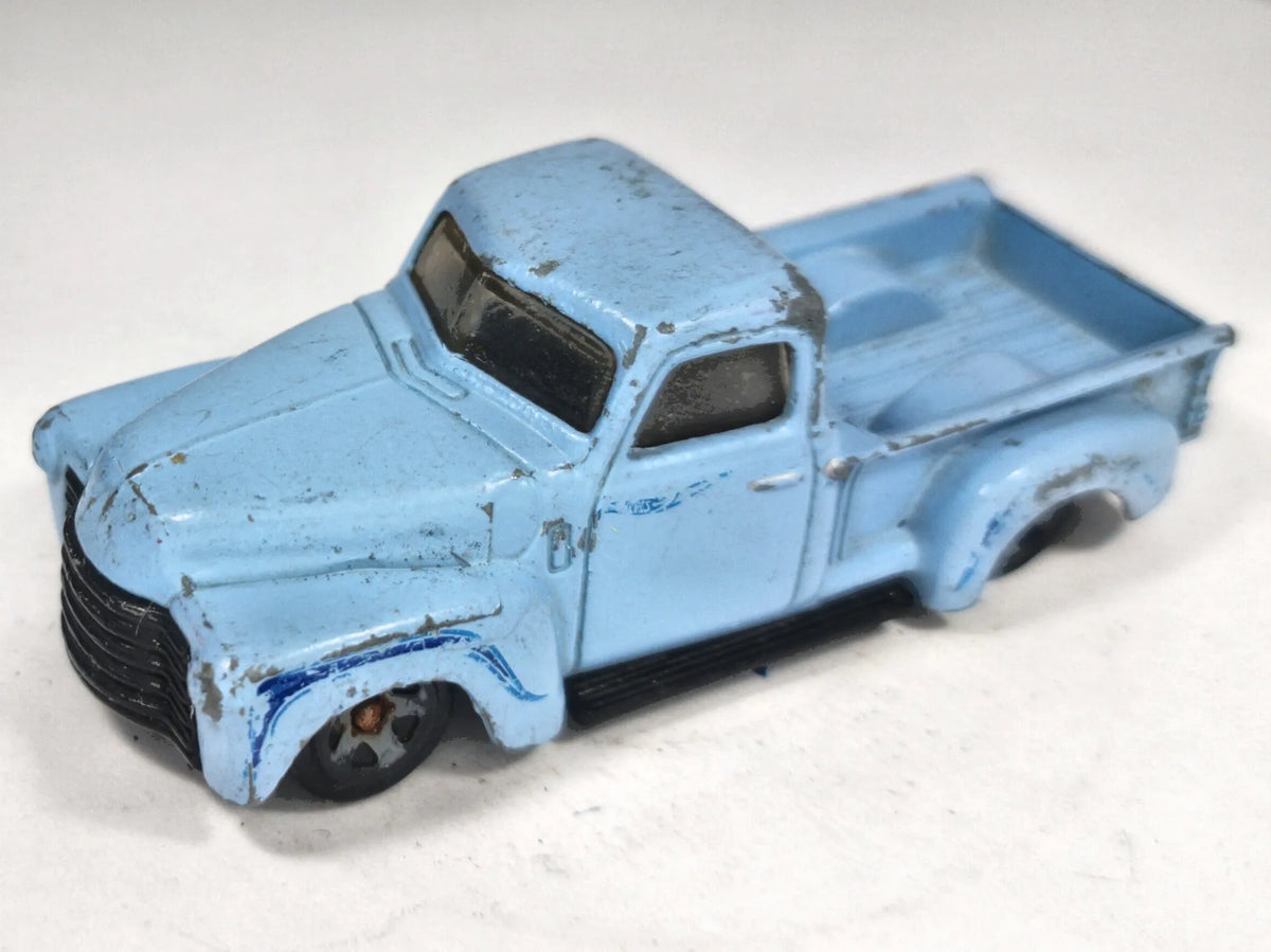 ’52 Chevy Pickup Hot Wheels 2014 1:64 Pickup Luzak Niebieski – zdjęcie 2