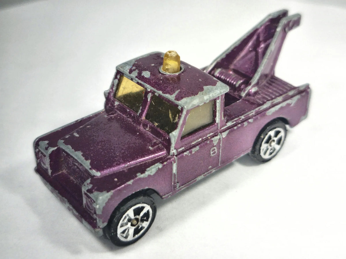 LAND ROVER, Corgi Juniors, Made in Gt Britain, Die cast 3396/69 Fiolet 1:64 – zdjęcie 2