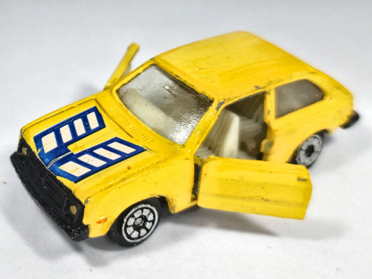 Honda Accord I Yatming 1:58 Luzak Żółty Vintage Model – zdjęcie 2