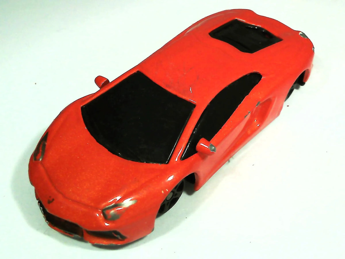 LAMBORGHINI AVENTADOR, Maisto, Resoraki, Die cast, Czerwony 1:64 – zdjęcie 2