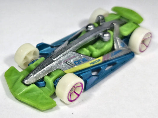 Track Hammer Hot Wheels 2016 HW Glow Wheels 1:64 Dragster one Luzak – zdjęcie 2