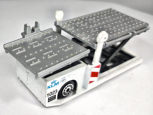 AIRPORT SERVICE 1023 KLM Welly '90 Biały 1:64 – zdjęcie 2