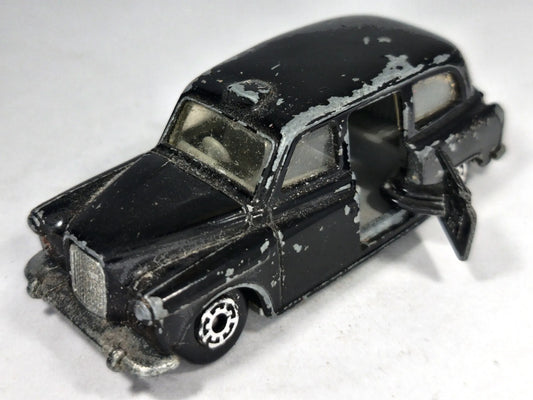 TAXI FX4R Matchbox 1986 Czarny 1:60 Made in Macau – zdjęcie 2