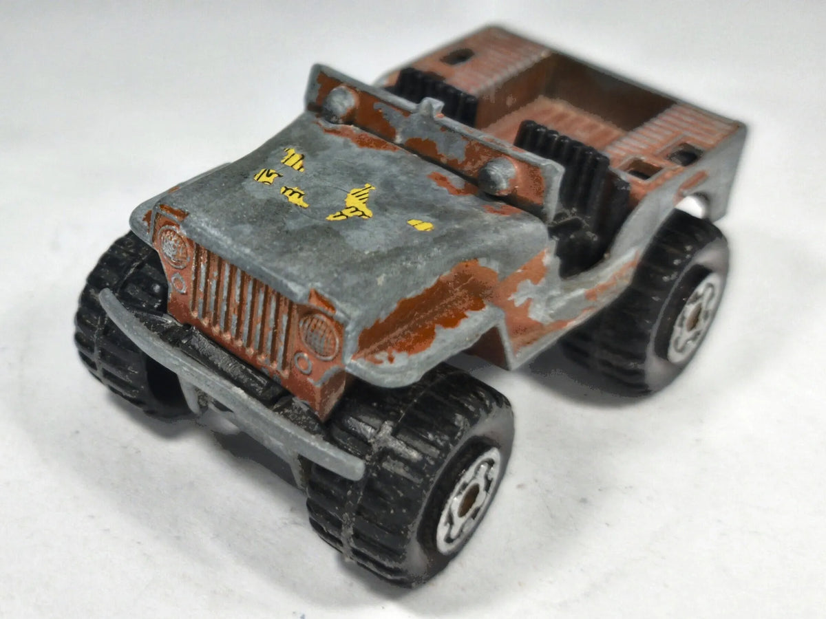 4X4 Jeep Matchbox 1981 1:64 Jeep Luzak Szary – zdjęcie 2