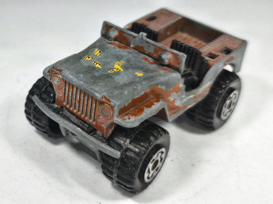 4X4 Jeep Matchbox 1981 1:64 Jeep Luzak Szary – zdjęcie 2