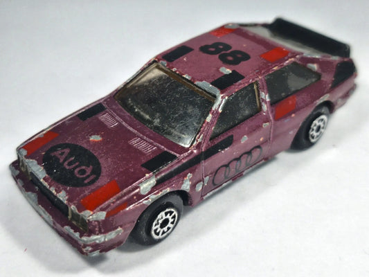 AUDI QUATTRO, McToy, Vintage Model Die cast, Fioletowy, 1:54, Resoraki – zdjęcie 2