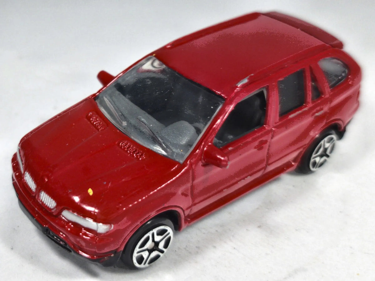 BMW X5 (E53) Motor Max 1:64 Luzak Czerwony – zdjęcie 2