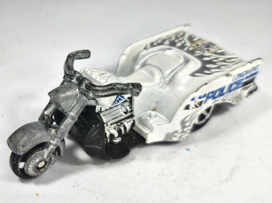 Boss Hoss Cycles Hot Wheels 1:64 Motocykl Luzak Policja Longmont Police – zdjęcie 2
