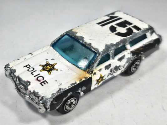 Ford Station Wagon Police #15 Policja Yatming '70 Biały 1:64 2xMetal – zdjęcie 2