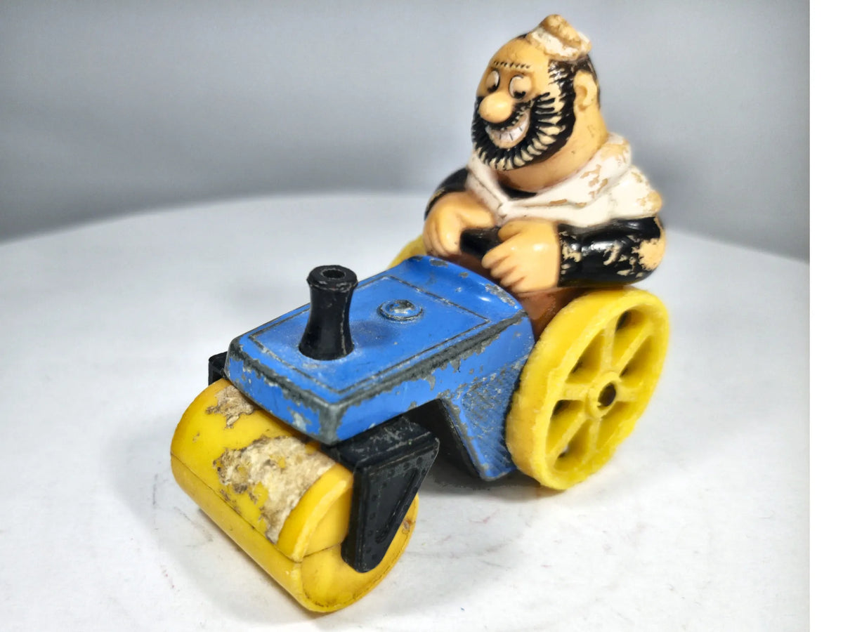 Brutus Bluti Popey Road Roller Matchbox 1973 Niebieski 1:55 Made in England – zdjęcie 2