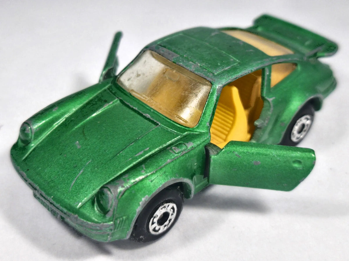PORSCHE TURBO, Matchbox 1979, Made in England, NO 31, Zielony, 1:59 – zdjęcie 2