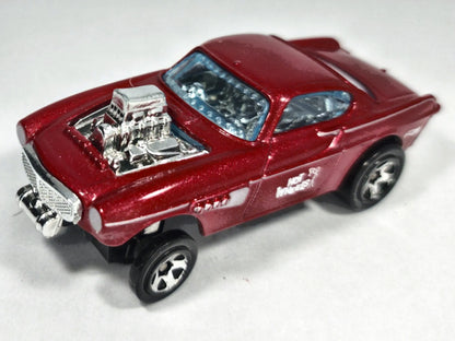 VOLVO P1800 GASSER Hot Wheels 2022 Czerwony 1:61 – zdjęcie 2