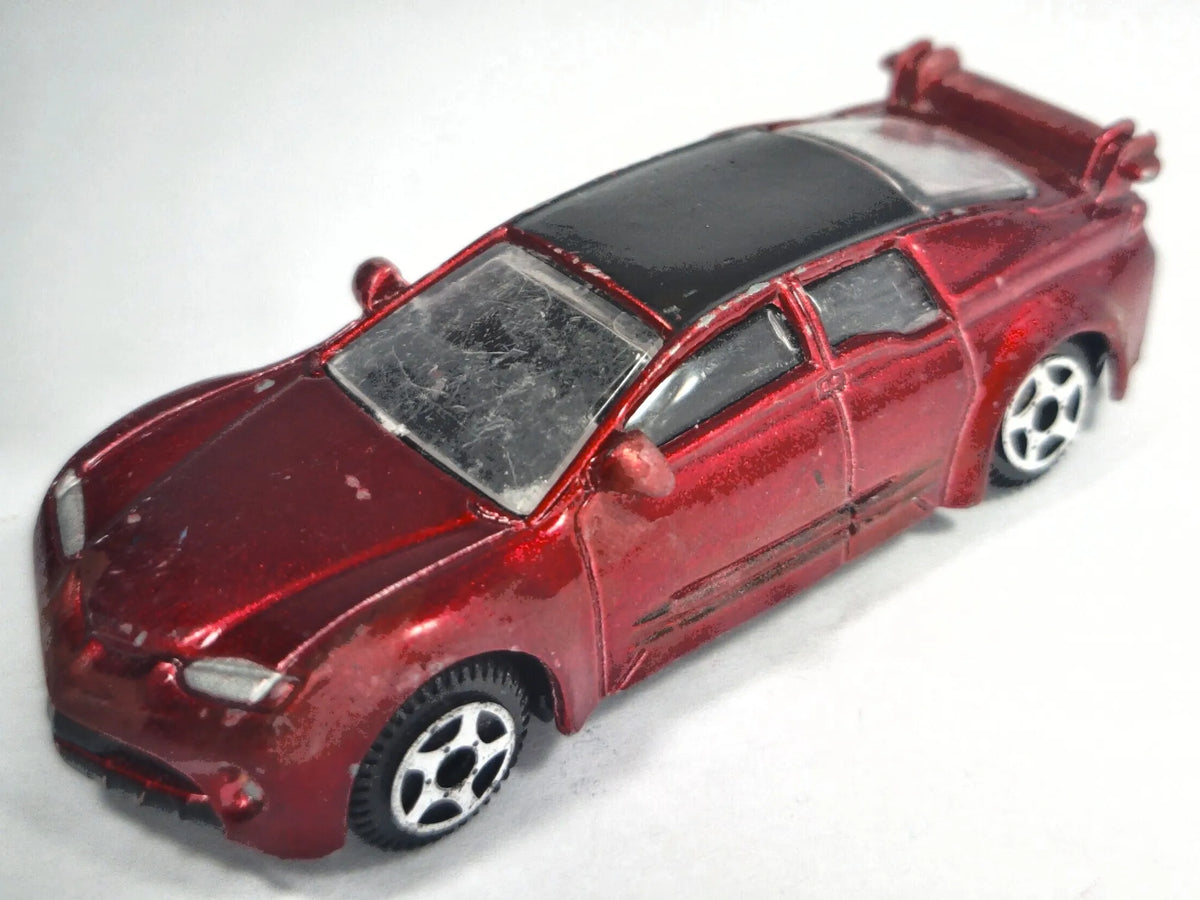 PONTIAC RAGEOUS z 1997 r, MotorMax, Die cast 6047, Bordowy, 1:64, Resoraki – zdjęcie 2