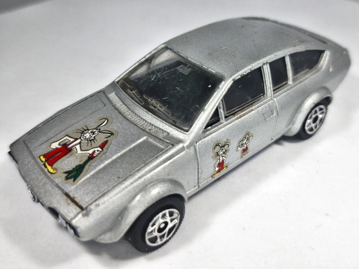 ALFA ROMEO ALFETTA GTV, Solido 1980, Die cast 1005, Srebrny, 1:43, Resoraki – zdjęcie 2
