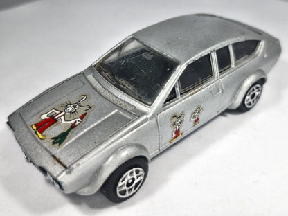 ALFA ROMEO ALFETTA GTV, Solido 1980, Die cast 1005, Srebrny, 1:43, Resoraki – zdjęcie 2